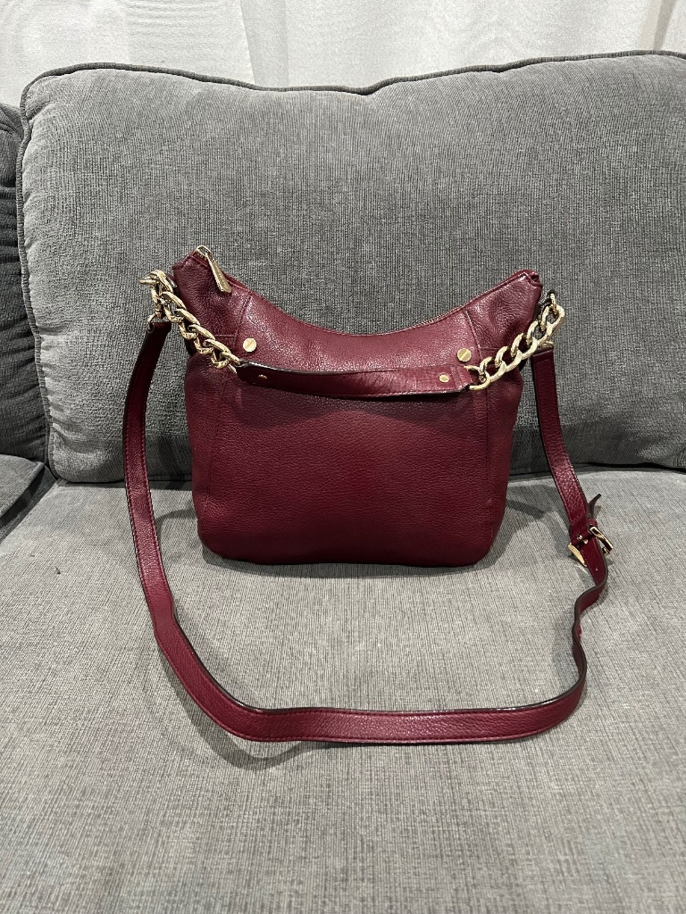 Michael Kors MEGAN Pebbled Leather Bag